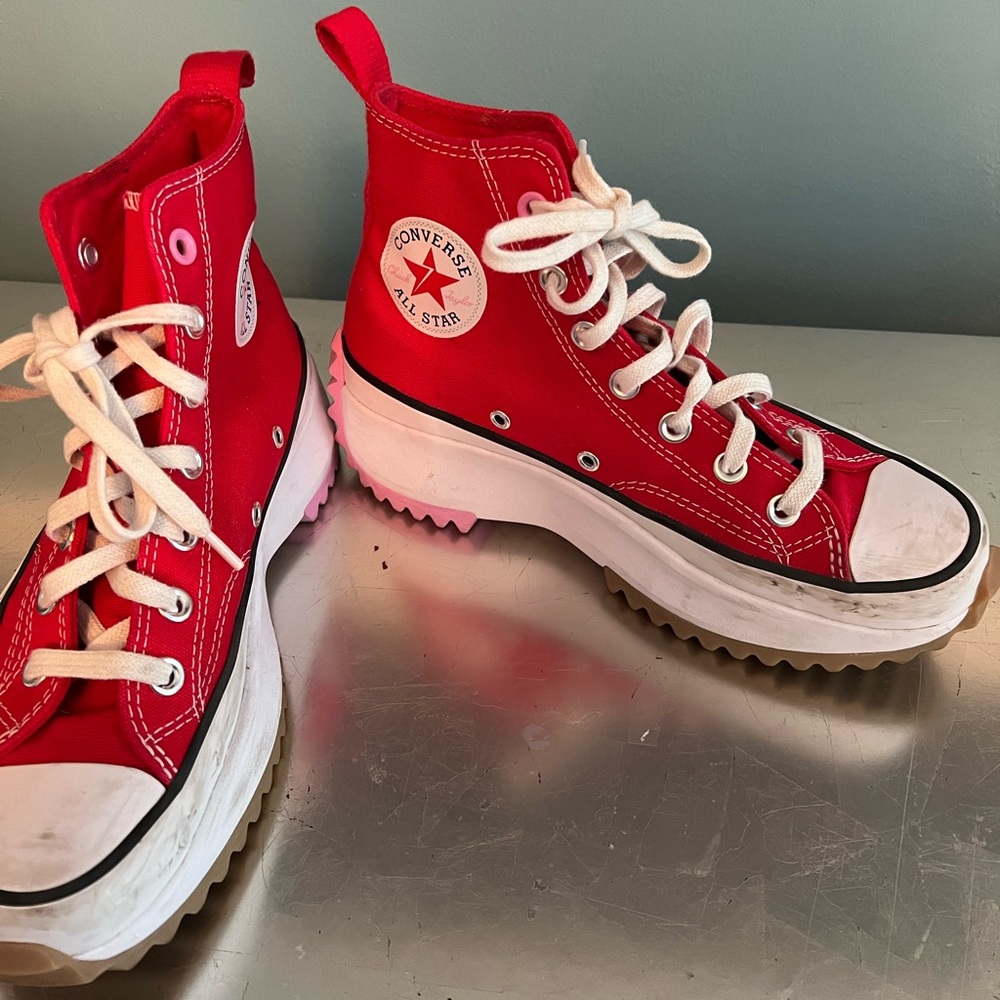 Platform Red converse
